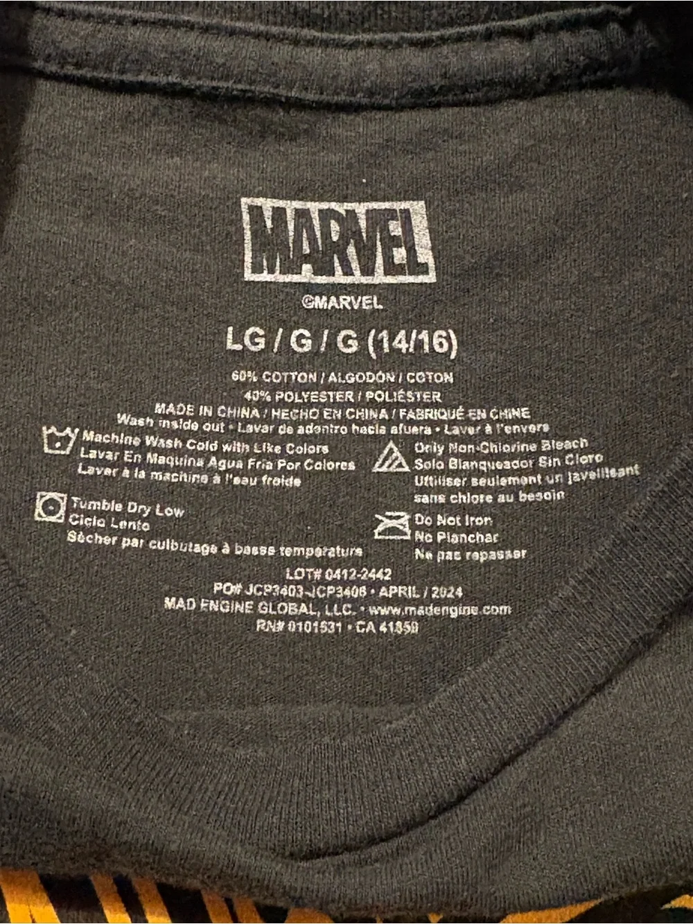 Marvel Miles Morales Black Graphic Tee for Kids